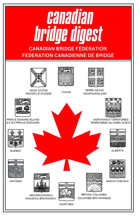 Couverture Bridge Canada Mai 1981