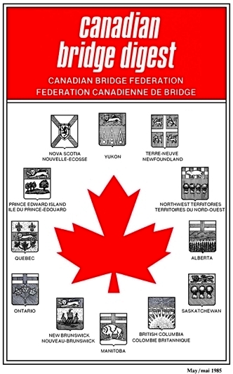 Bridge Canada May 1985 cover