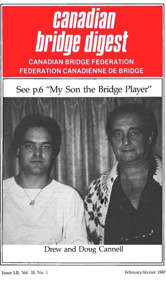 Bridge Canada February 1987 cover