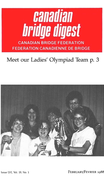 Bridge Canada February 1988 cover