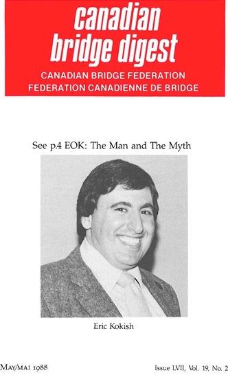 Bridge Canada May 1988 cover