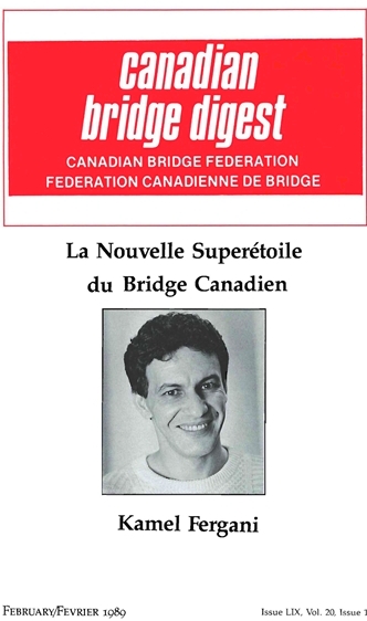 Bridge Canada February 1989 cover