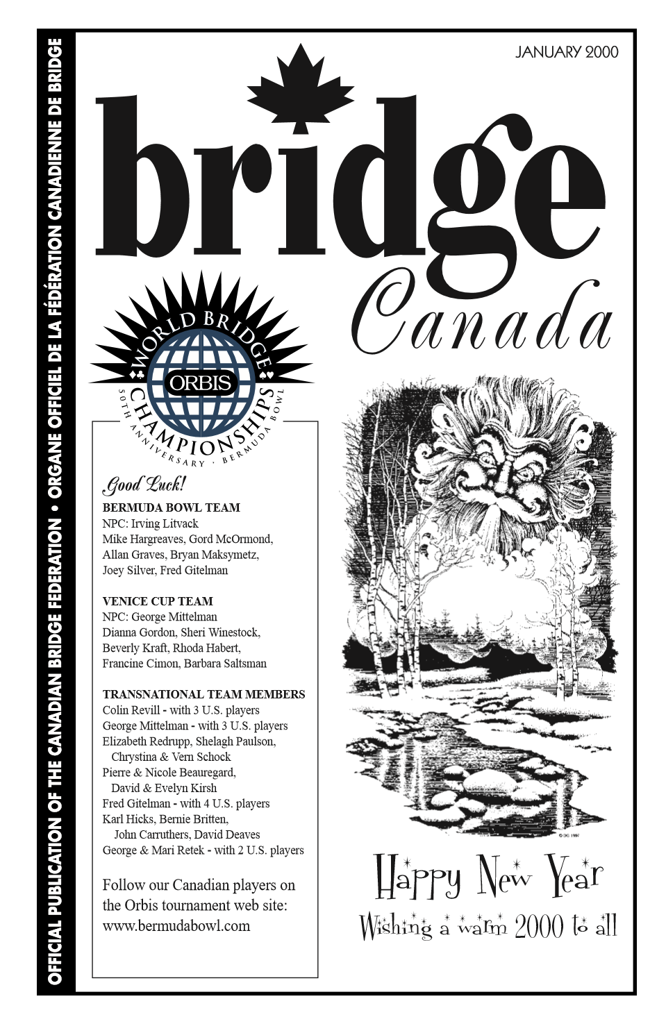 Bridge Canada January 2000 cover
