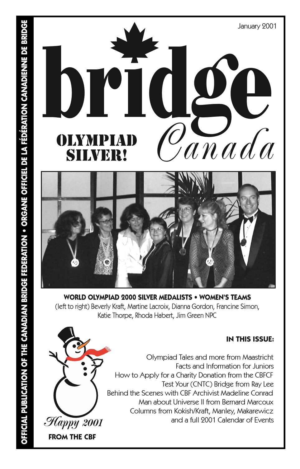 Bridge Canada January 2001 cover