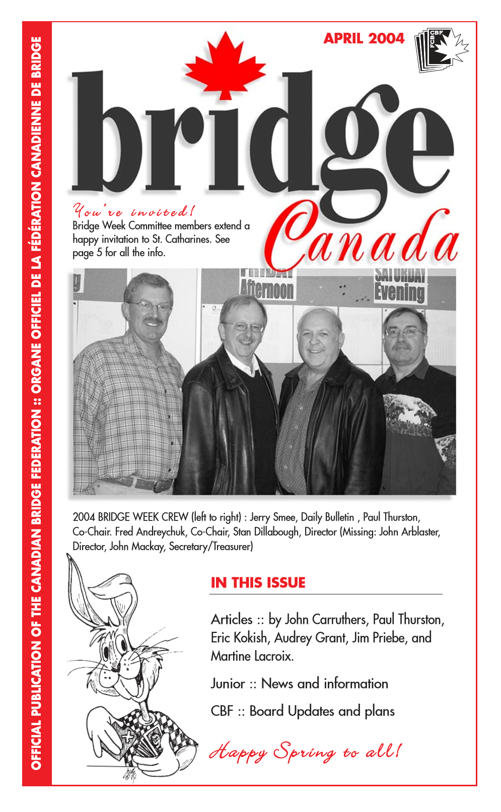 Bridge Canada April 2004 cover