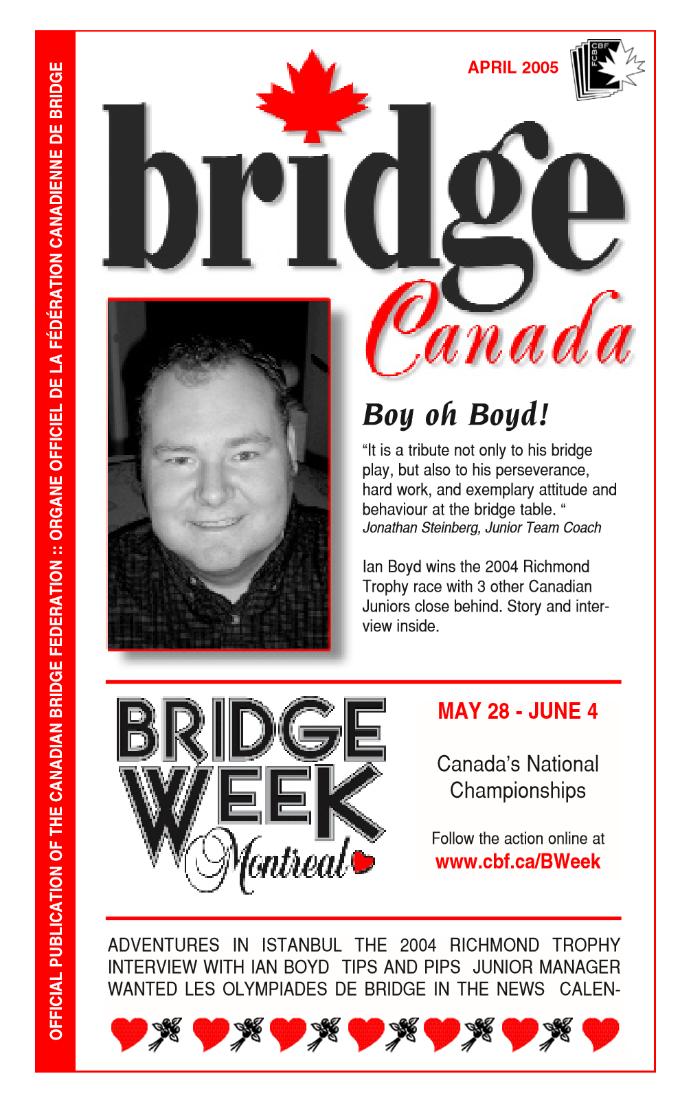 Bridge Canada April 2005 cover
