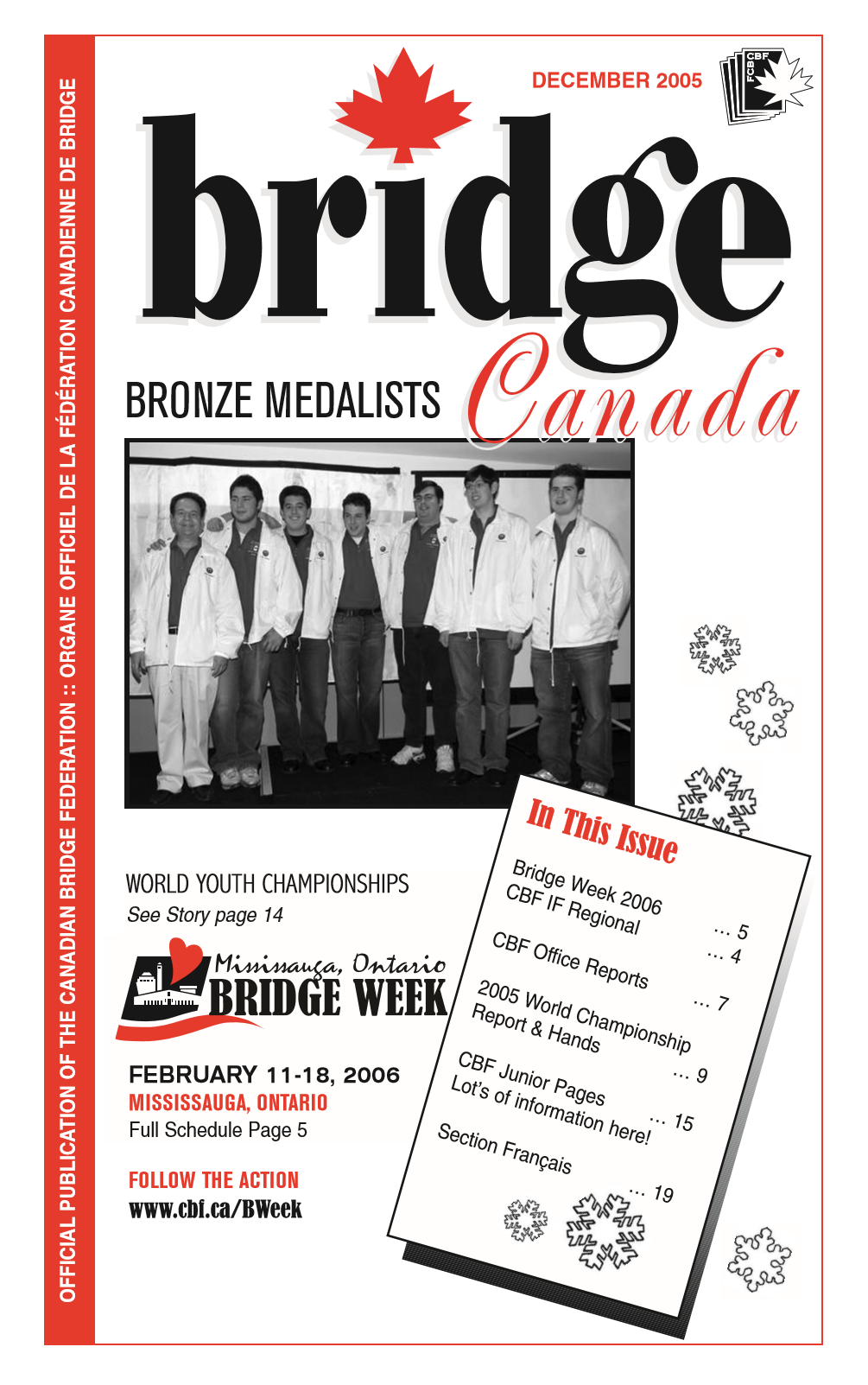 Bridge Canada December 2005 cover