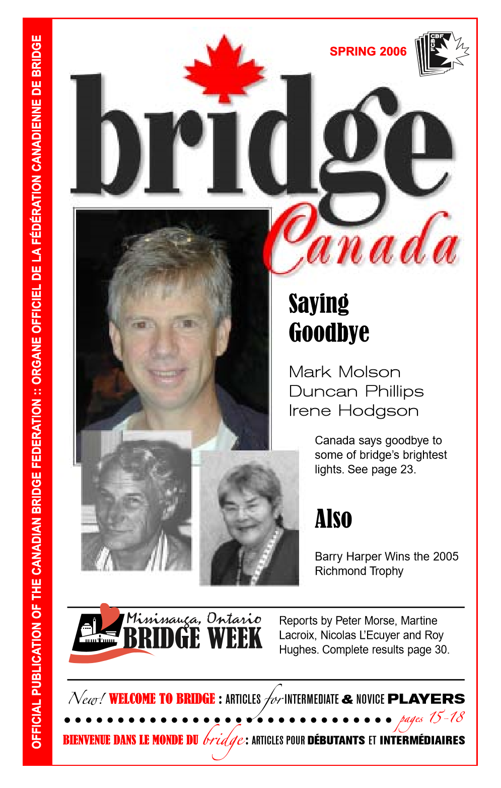 Bridge Canada Spring 2006 cover