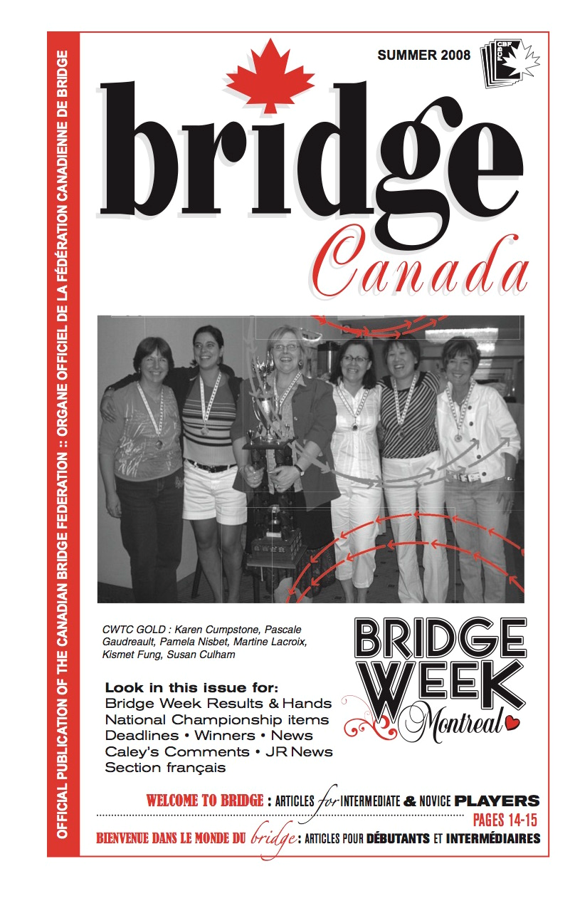 Bridge Canada Summer 2008 cover
