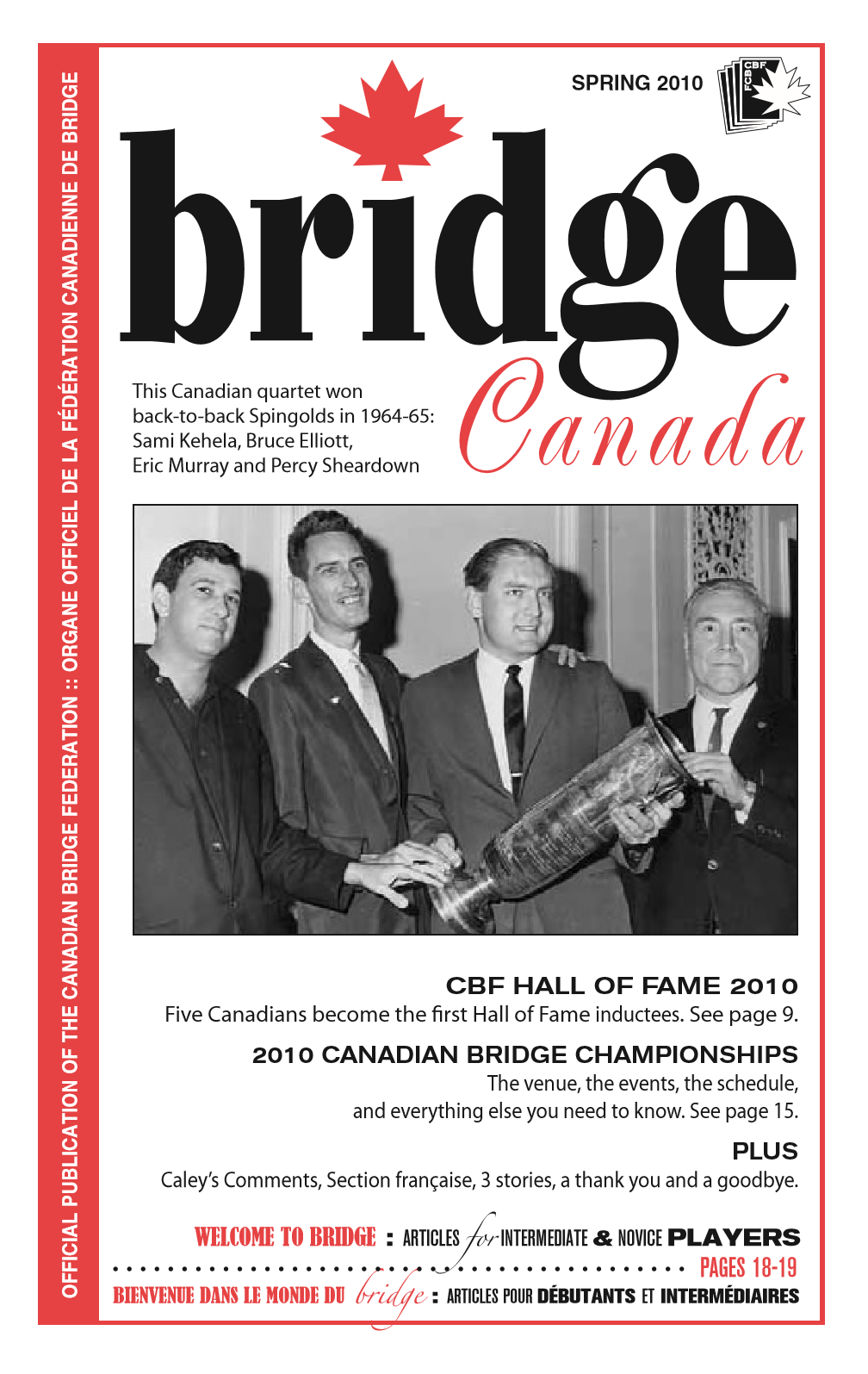 Bridge Canada Spring 2010 cover