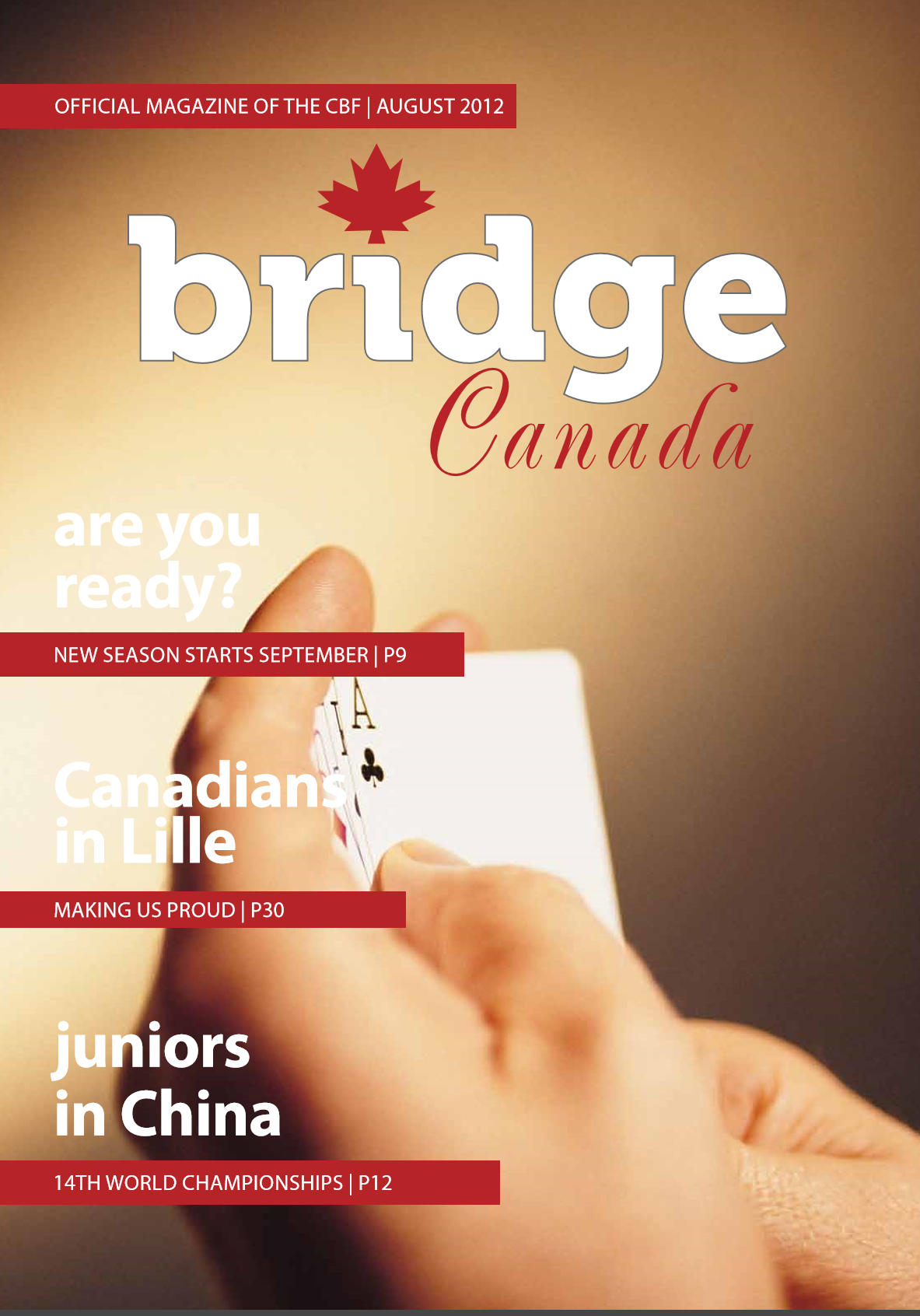 Bridge Canada August 2012 cover