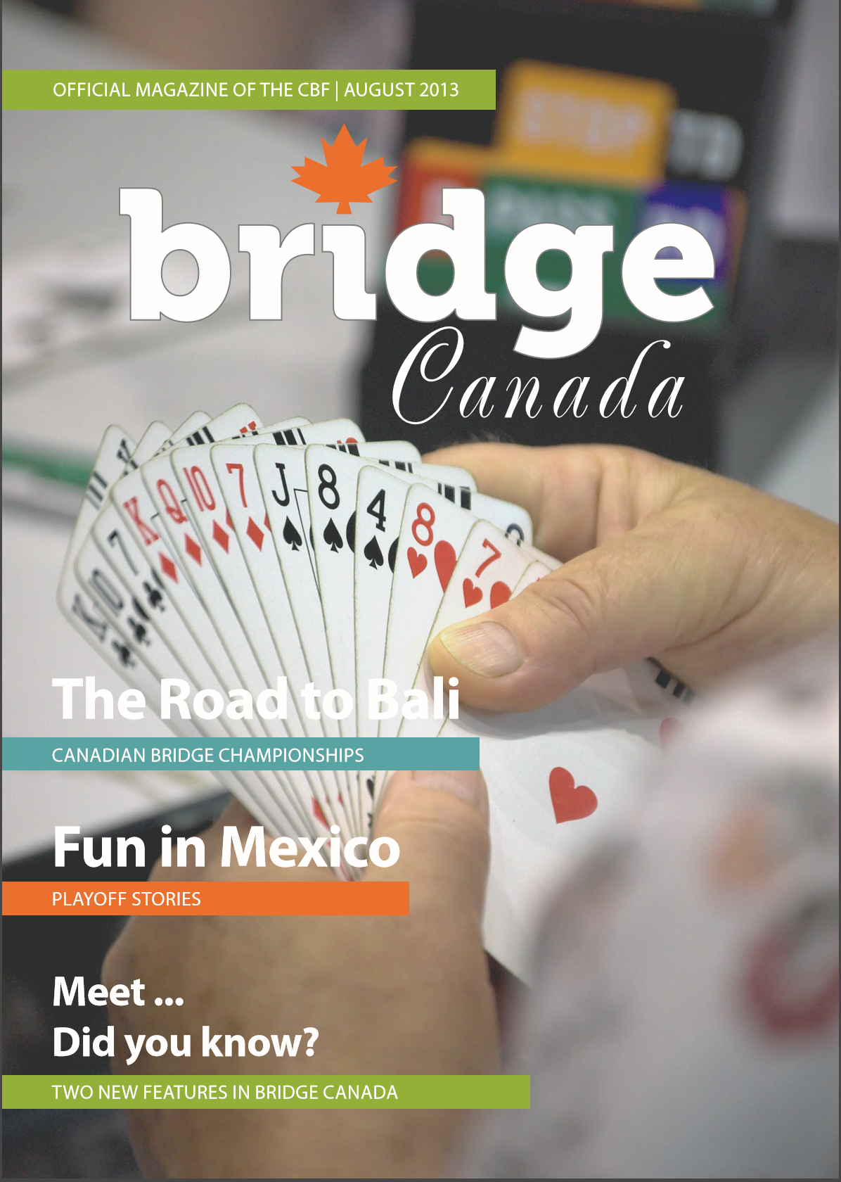 Bridge Canada August 2013 cover
