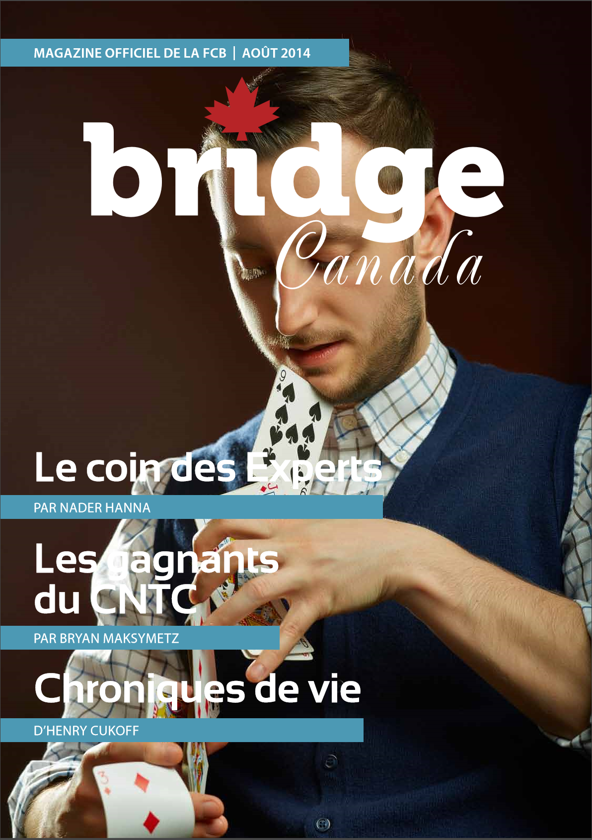 Couverture Bridge Canada Août 2014