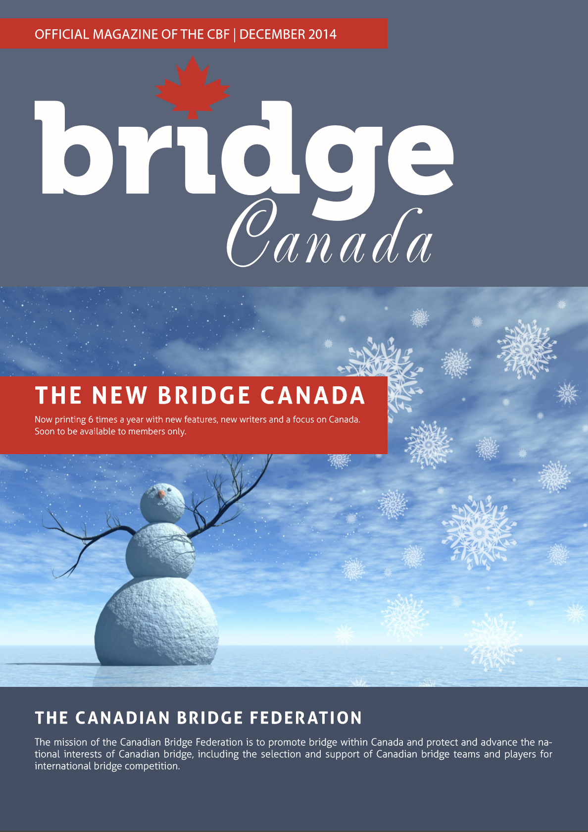 Bridge Canada December 2014 cover