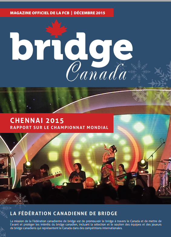 Couverture Bridge Canada Décembre 2015