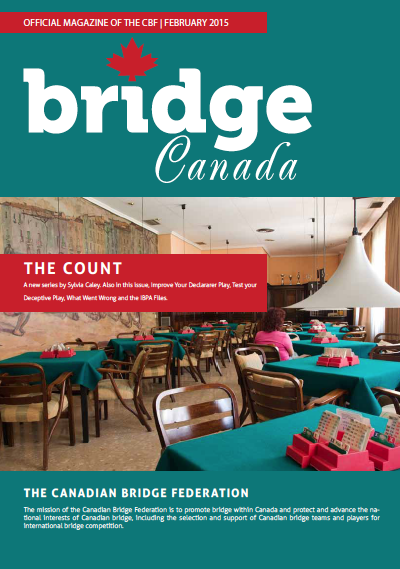 Bridge Canada February 2015 cover