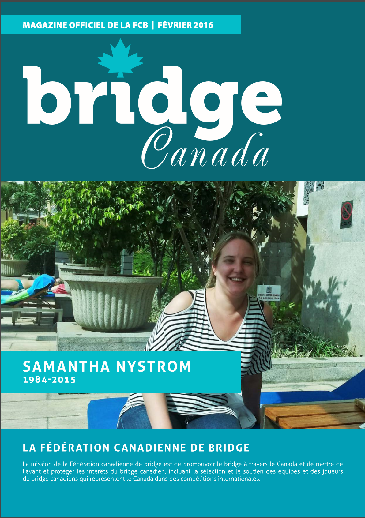 Couverture Bridge Canada Février 2016
