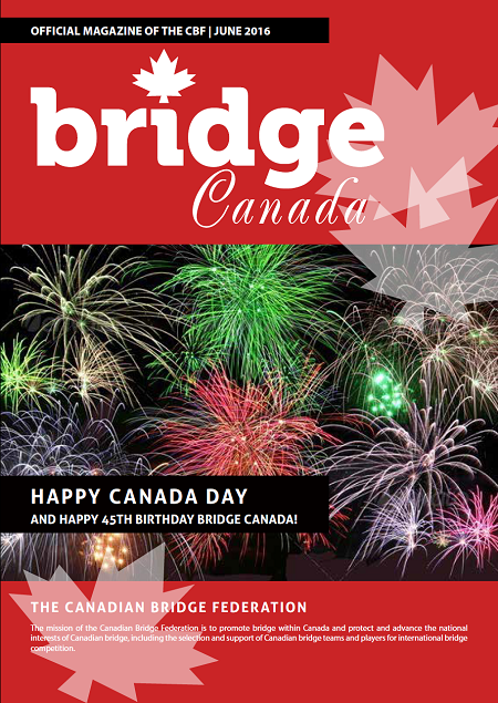 Bridge Canada June 2016 cover