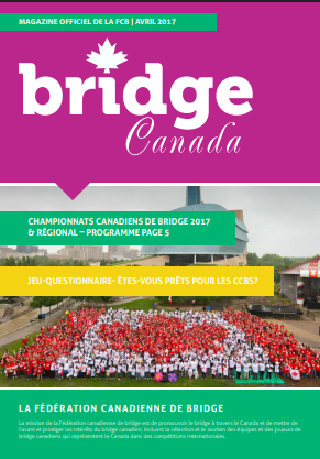 Couverture Bridge Canada Avril 2017