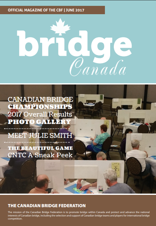 Bridge Canada June 2017 cover