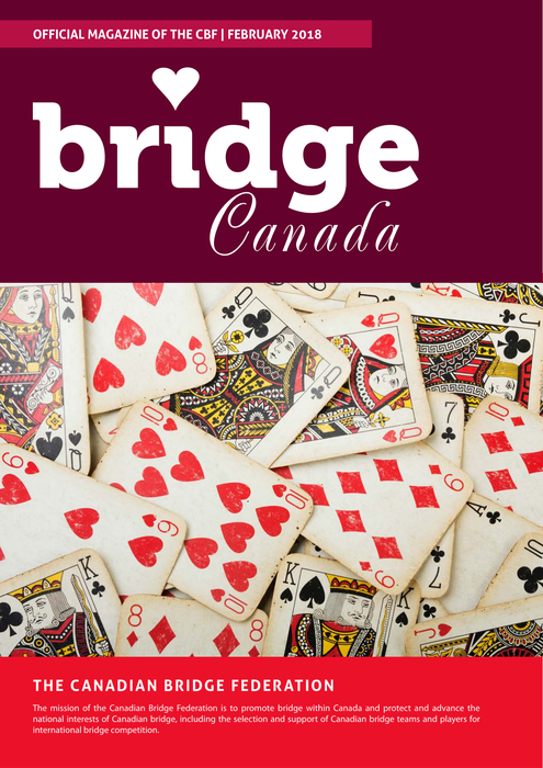 Bridge Canada February 2018 cover