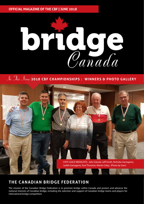 Bridge Canada June 2018 cover