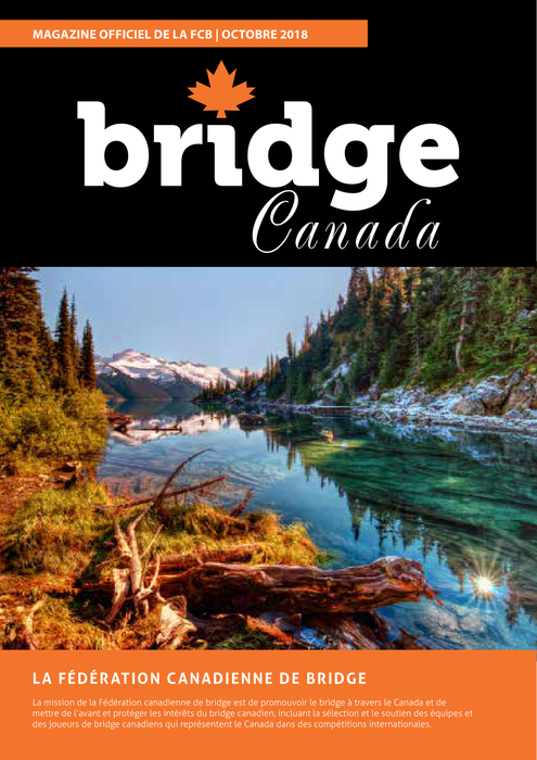 Couverture Bridge Canada Octobre 2018