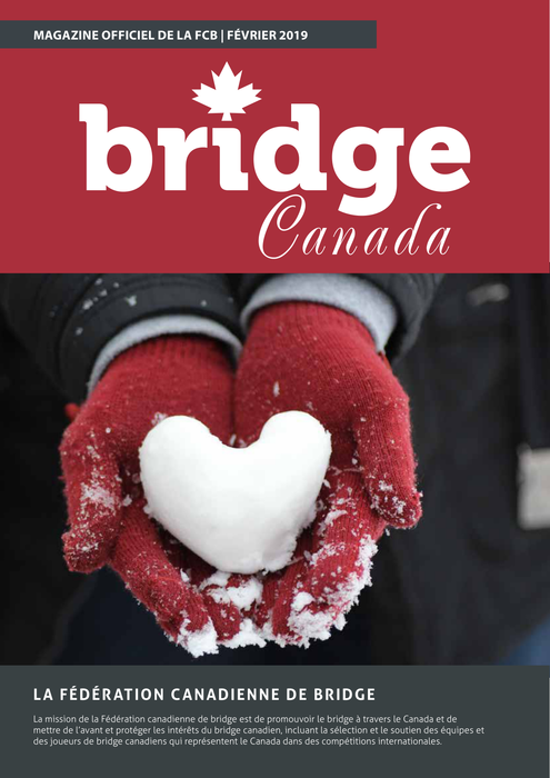 Couverture Bridge Canada Février 2019