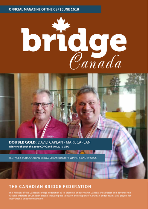 Bridge Canada June 2019 cover