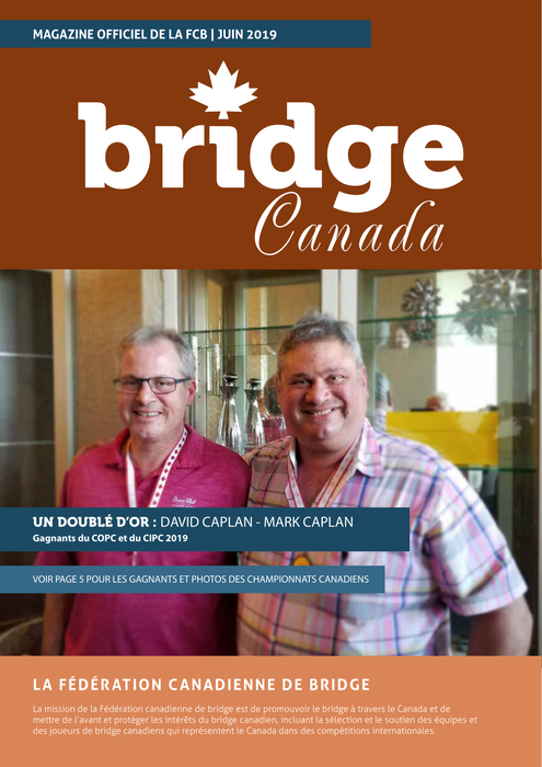 Couverture Bridge Canada Juin 2019