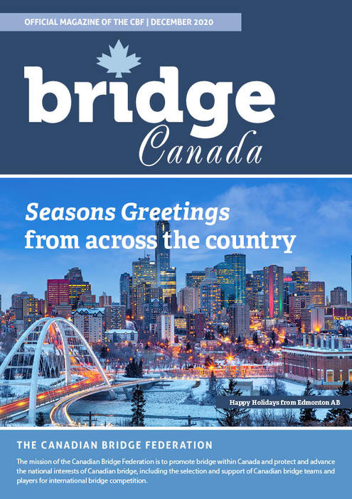 Bridge Canada December 2020 cover