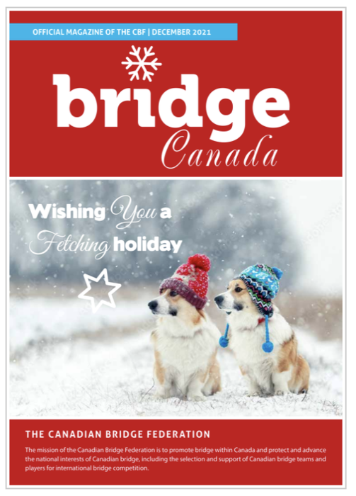 Bridge Canada December 2021 cover