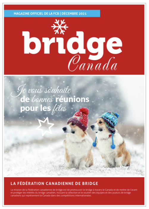 Couverture Bridge Canada Décembre 2021
