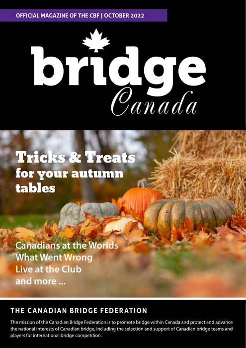 Bridge Canada October 2022 cover