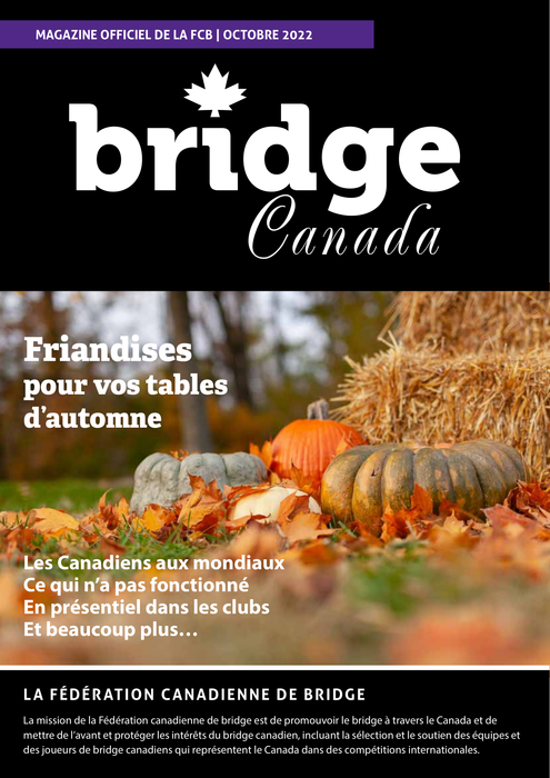 Couverture Bridge Canada Octobre 2022