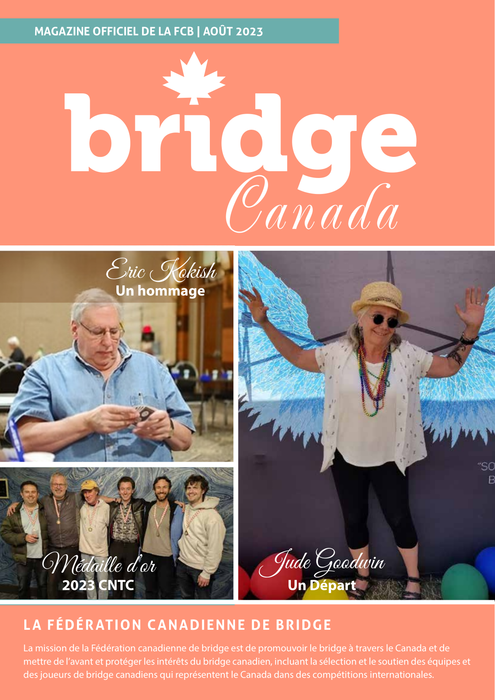 Couverture Bridge Canada Août 2023