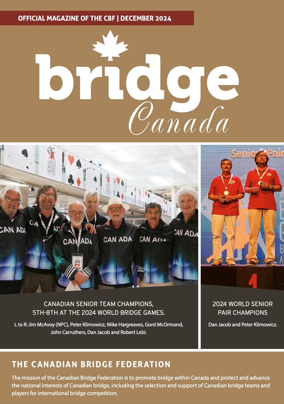 Bridge Canada December 2024 cover