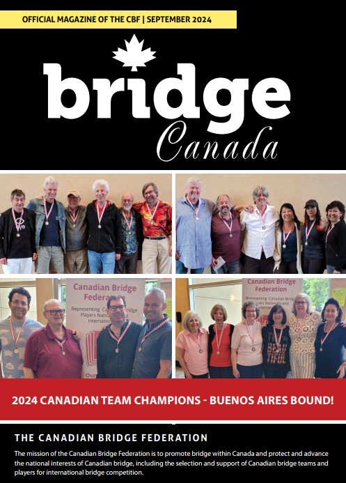 Bridge Canada September 2024 cover