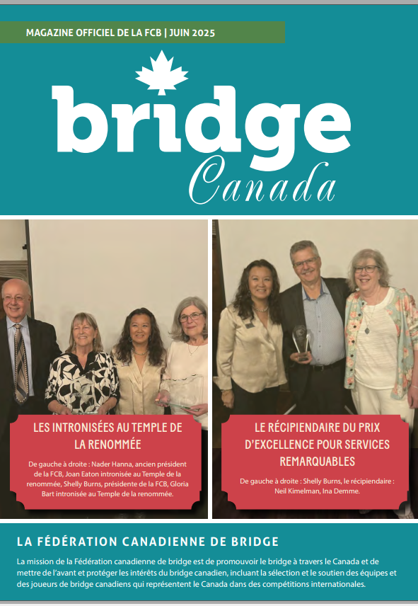 Couverture Bridge Canada Juin 2025