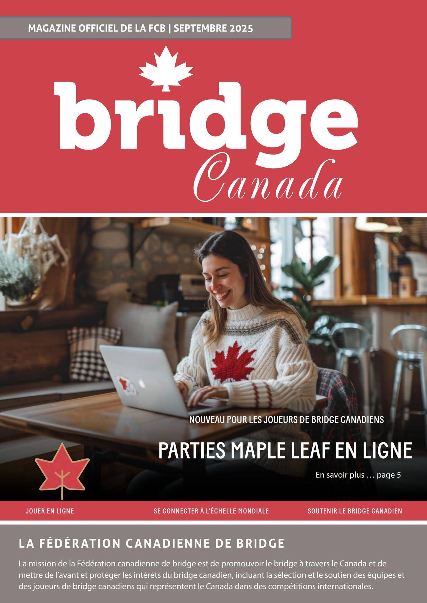Couverture Bridge Canada Septembre 2025