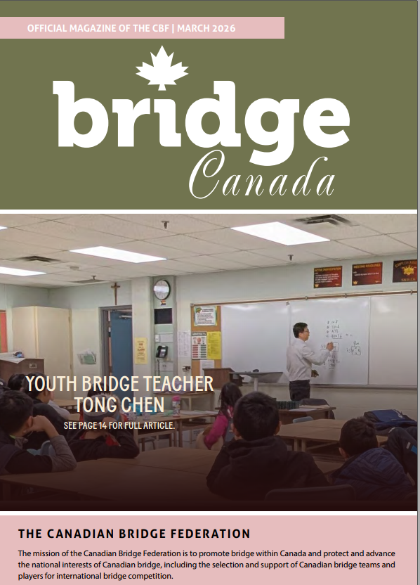 Bridge Canada March 2026 cover