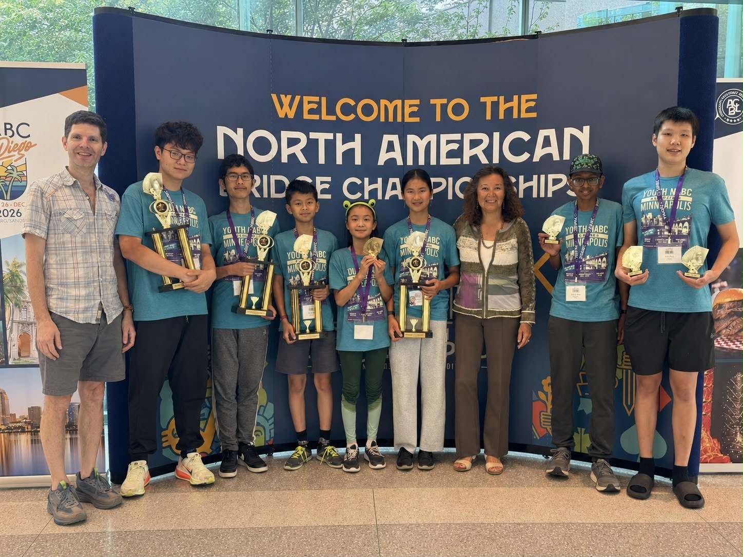 Canadian juniors at the 2026 Summer North American Bridge Championships