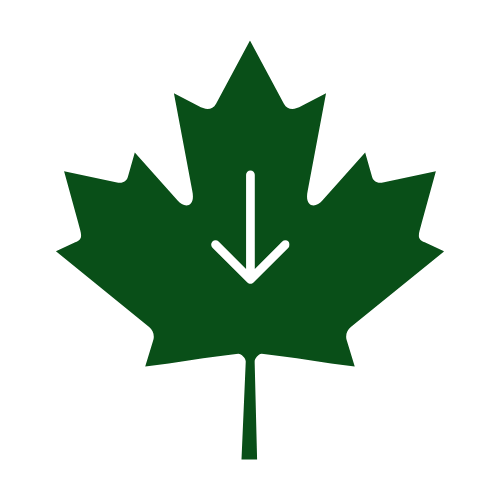 Parties en ligne feuille d’érable