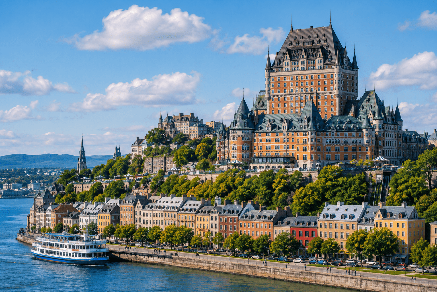 Québec City and Château Frontenac